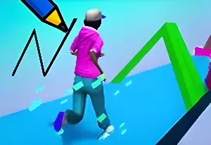 Parkour Drawing Game