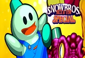 Игра Snow Bros. Nick & Tom / Сега Мега Драйв