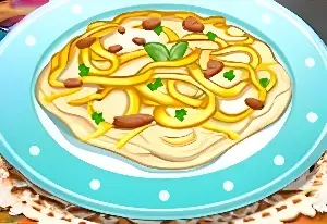 Игра Кухня Сары: Куриное фетучини