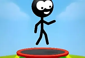 Игра Стикмен: Батут