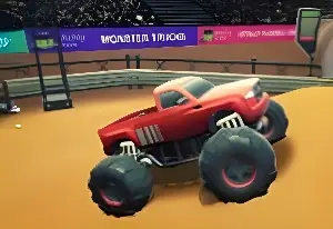 Monster Truck Racing Arena Game
