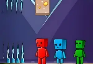 Игра Огонь Вода и Земля на 3 Игрока