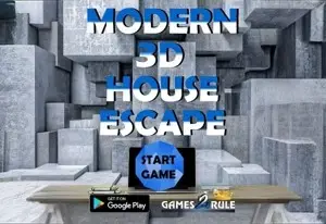 G2R-Modern 3D House Escape HTML5e