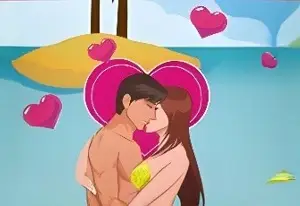Поцелуй на пляже