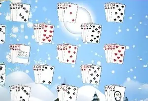 Игра Необычная Зимняя Косынка