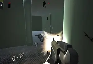 Maze shooter game