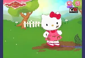HELLO KITTY LAUNDRY DAY