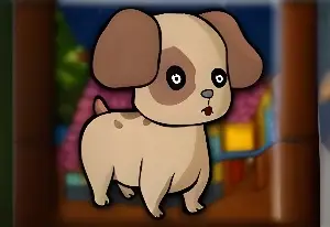 G2J Cute Puppy Dog Escapee