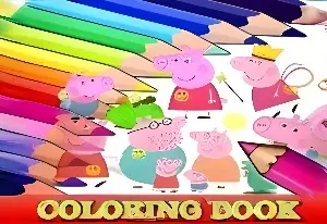 Игра Книжка-Раскраска: Свинка Пеппа