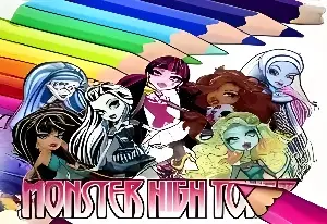 Coloring Book for Monster High
