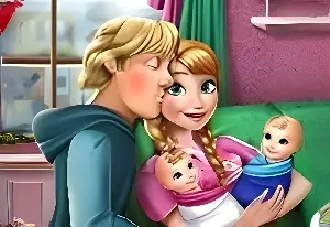 Рождение близнецов у Анны