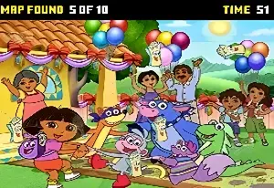 Dora Find Hidden Map