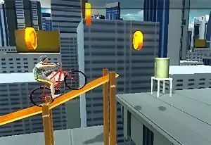 Трюк на велосипеде 3D