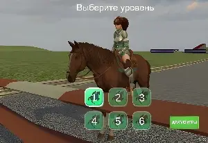 Игра Скачки на Лошаде по Ипподрому