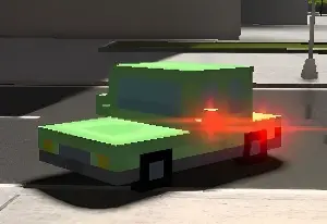 Blocky Cars in Real World