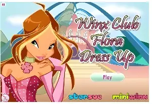 Winx Club Flora Dress Up
