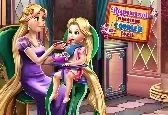 Игра Мама Рапунцель кормит малыша