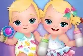 Игра Мои Новорожденные Близнецы