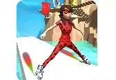 Игра Леди Баг: Бег На Коньках с Препятствиями