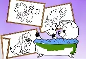 Игра Мультяшная Раскраска Для Детей