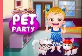 Игра Малышка Хейзел: Вечеринка Для Домашних Животных