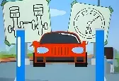 Раскраска «Автомобильные детали»
