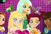 Игра: Салон-парикмахерская и одевалка для волшебниц Lolirock
