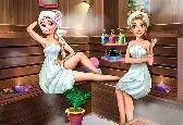 Игра Эльза в Сауне