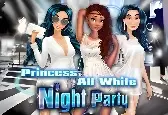 Princesses All White Night Party