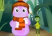Игра Лунтик и Кузя Замерзли