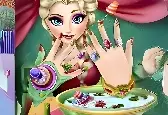 Elsa Christmas Manicure