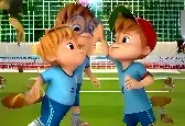 Игра Футбол Элвина: Свободный Удар