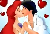 Ariel And Prince Kissing