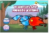Waergirl and Fireboy Kissing