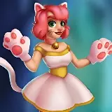 G4K Cat Costume Girl Escapee
