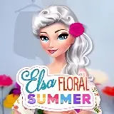 Игра Эльза Цветочное Лето