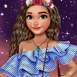 Игра для девочек: Модные наряды Моаны с оборками