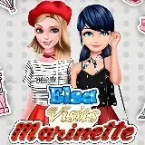 Игра Леди Баг: Эльза в Гостях у Маринетт