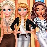 Игра Анна Эльза Моана Время колледжа