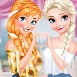 Elsa and Anna Bridesmaids game