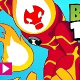 Игра Бен 10: Человек-Огонь Дерись