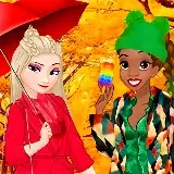 Игра Осенний городской стиль для принцесс