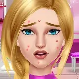 Игра Лечение Прыщей в Салоне Макияжа