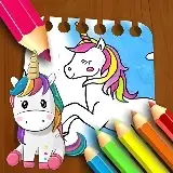 Game Unicorn Coloring Book online