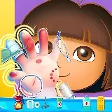 Игра Дора лечит руки онлайн