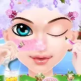 Игра Салон Новогоднего Макияжа