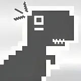 Бег динозавра T-Rex