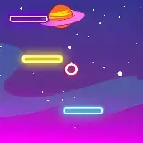 Игра Неоновый космический прыжок онлайн