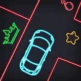 Игра Головоломка с Неоновым Автомобилем