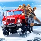 Игра Водитель Грузовика: Заснеженные Дороги